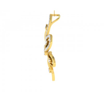 Rhea Diamond Pendant in Gold